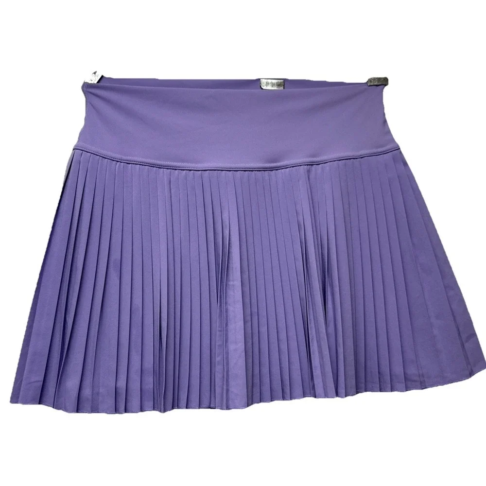 SANTINY Pleated Tennis Skirt for Women with Large Purple‎